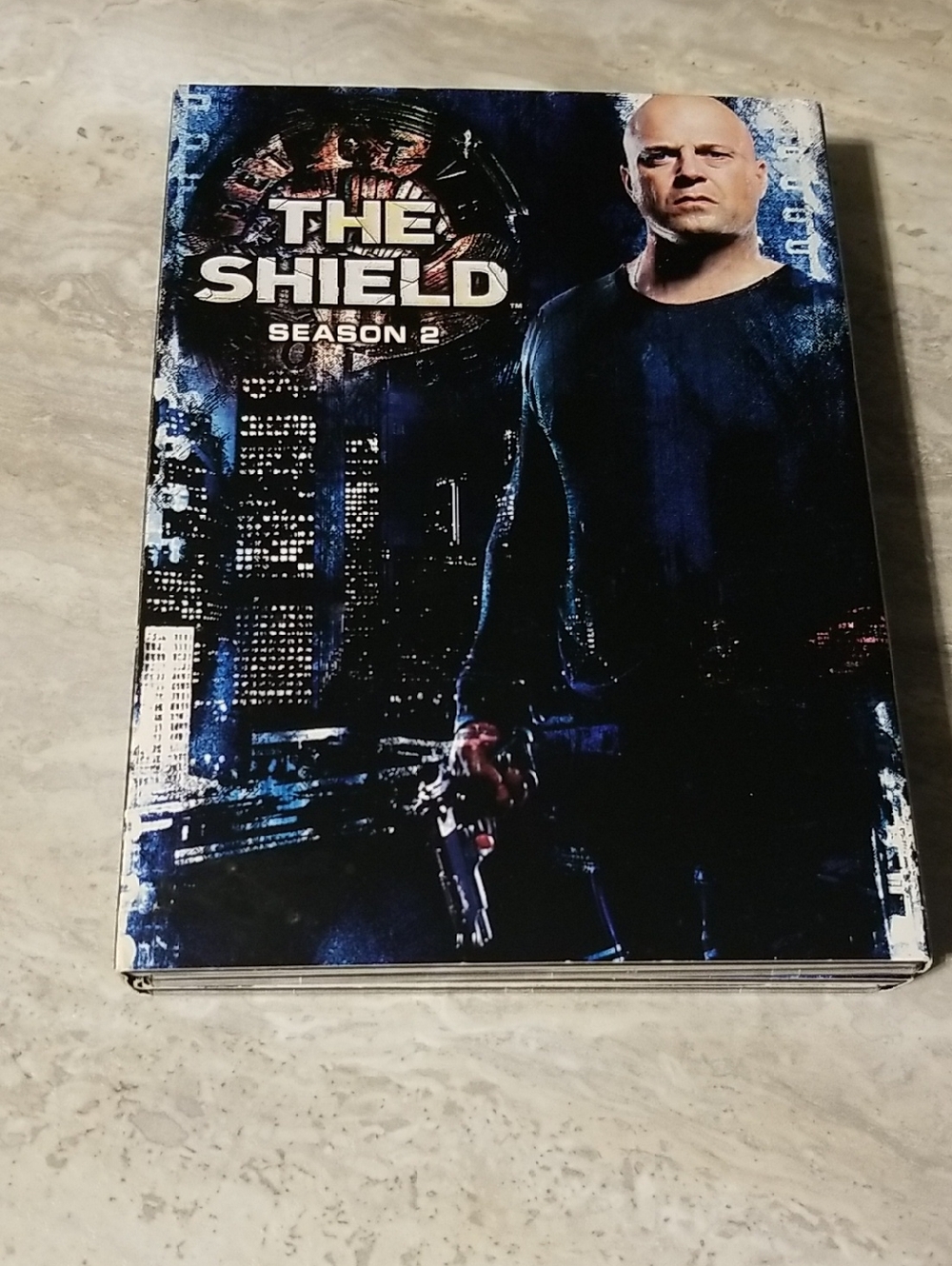 The Shield Season 2 DVD - Dark Blue Cover